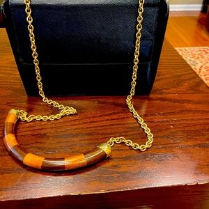 Fendi black leather shoulder bag